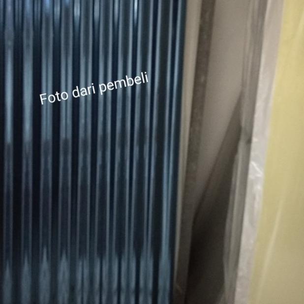 Fiber gelombang + UV protection 3meter / Atap fiber transparan pvc