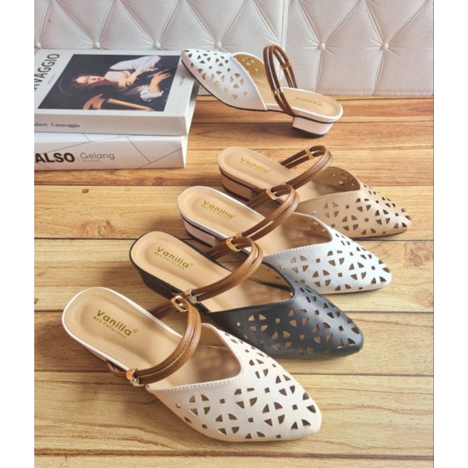 ABBUSHOES Bm 93 bapau mules opek nirin 3cm