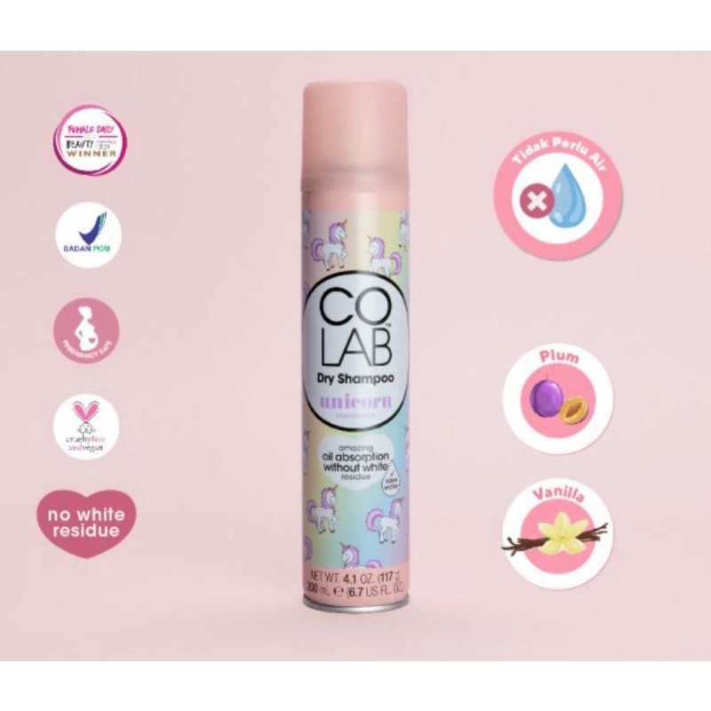 Colab Dry Shampoo - shampoo kering 200ml