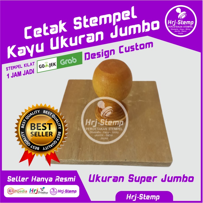 

Cetak Stempel Kayu Ukuran Super Jumbo Cetak Stempel Kayu Design Custom