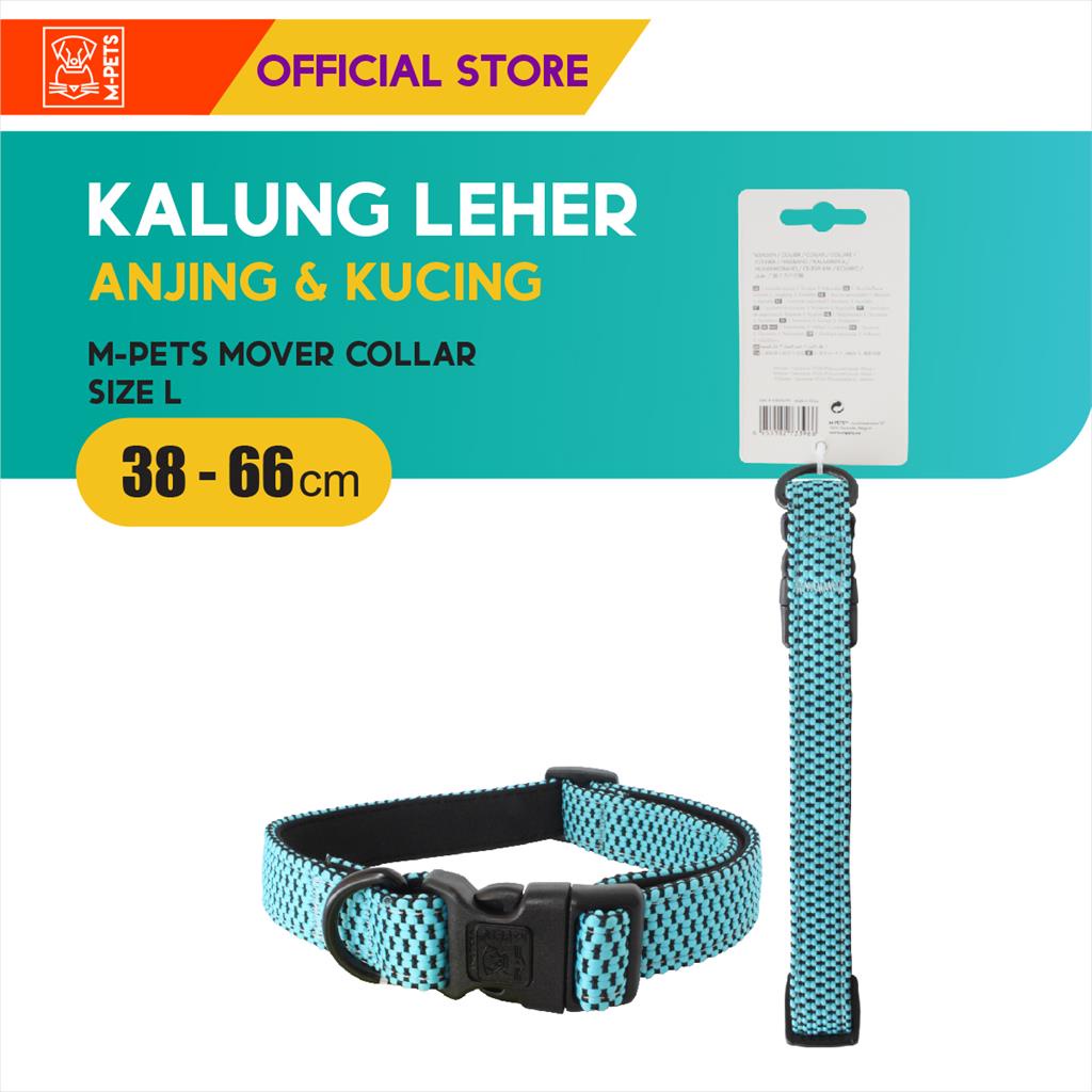 M-Pets Mover Dog &amp; Cat Collar Size Large / Kalung Anjing Kucing