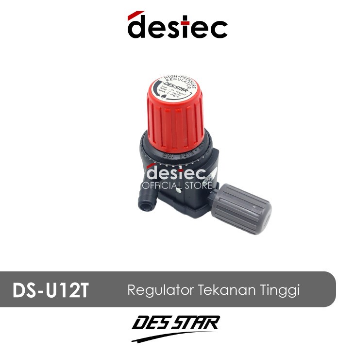 Regulator Gas DES STAR DS-U12T &amp; DS-U12TM DESTAR Tekanan Tinggi tanpa Indikator Meter DES STAR