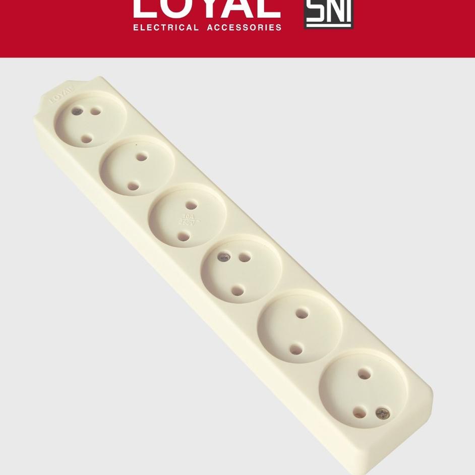 ➹ Loyal Colokan Listrik Stop Kontak Gepeng ㆉ