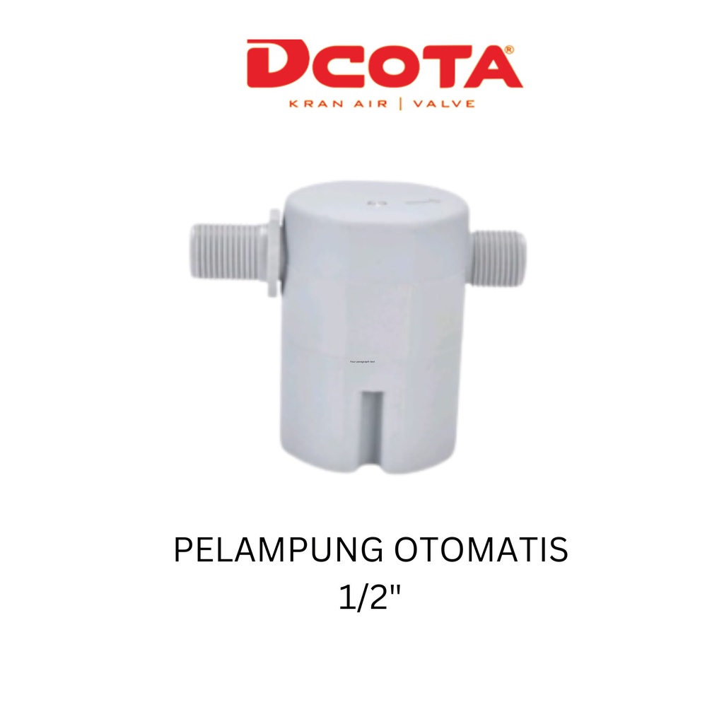 Pelampung Air Kran Air Otomatis Pelampung Otomatis 1/2 &quot;