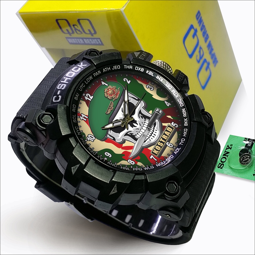 {Istimewa} Jam Tangan KOPASUS KOSTRAD KOPASGAT RAIDER (BARET) Outdoor