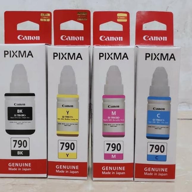 tinta canon GI 790 original g 1010/2010/3010/4010 BLAck - Hitam