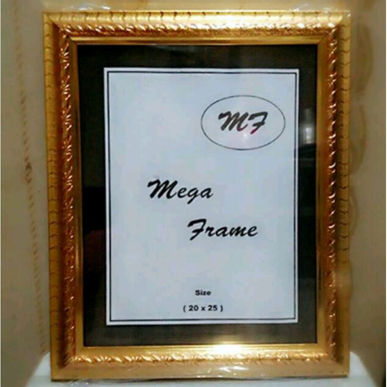 Bingkai/Frame Ukuran Foto 20x25 (20 x 25) warna Gold