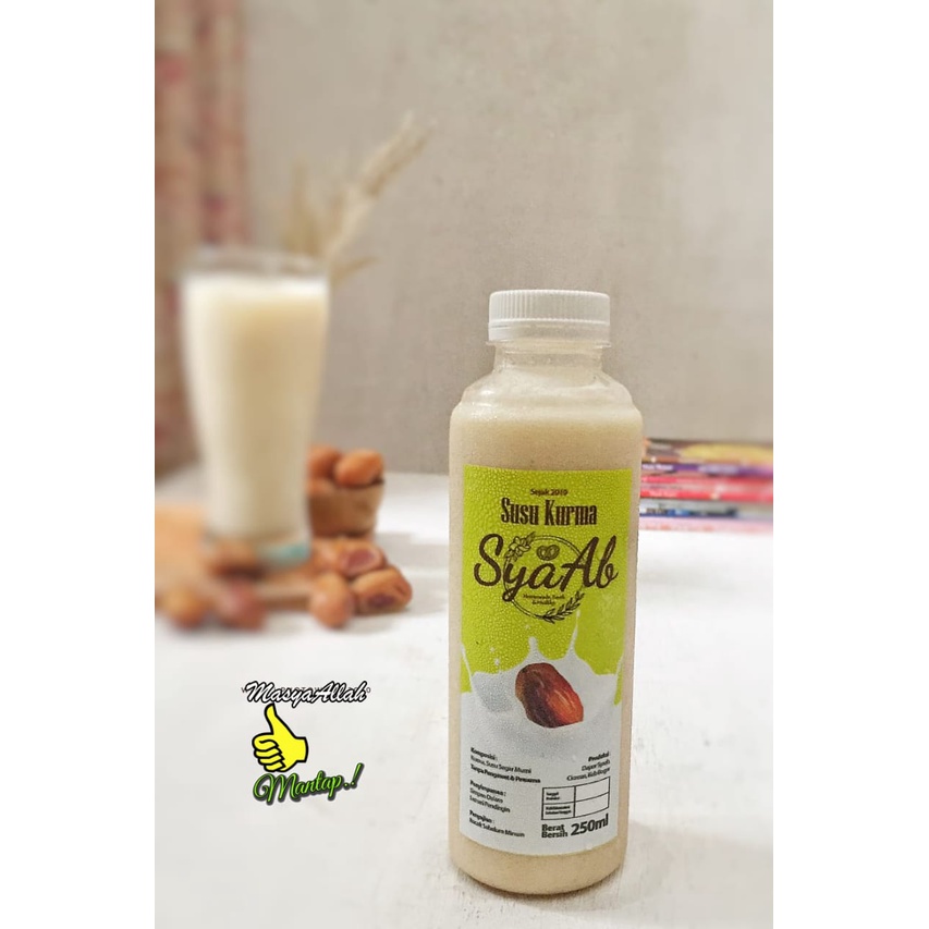 Jual Susu Kurma Syaab Sukur Syaab Minuman Kekinian Booster Asi Shopee Indonesia 4858