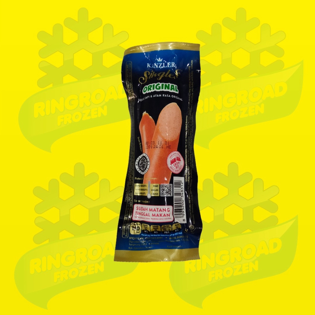 

KANZLER SINGLES ORIGINAL 65 GR - SOSIS LANGSUNG MAKAN