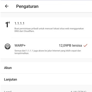 VPN Cloudflare WARP+ Original License Key