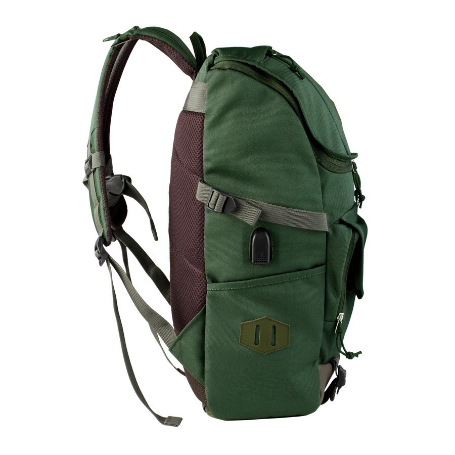 GALARDO OLIVE GREEN ORIGINAL x ATVA ATVA Tas Ransel Casual Hijau Pria Daily Backpack Kuliah Kampus Kerja Kantor Sekolah SMA SMK Remaja Dewasa Tas Punggung Laptop Ukuran Besar 14 15 16 Inch Bagpack Distro USB Charger Premium Outdoor Travel Bag Kekinian