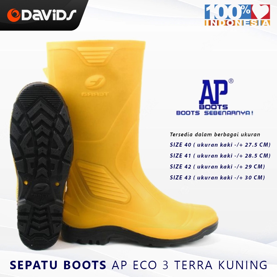 Ap Boots Sepatu Proyek Boot Tukang Bangunan Petani Apd Terra Eco 3