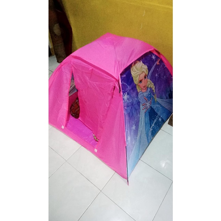 BISA COD Barang Bagus Tenda Anak Karakter / Rumah Bermain / Camping Frozen Tenda Camping Karakter Kartun Anak Outdoor Indoor Tenda Bermain Praktis Murah