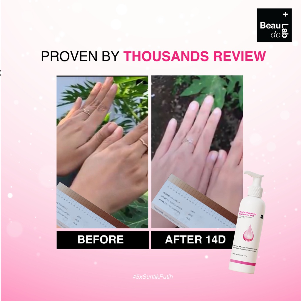 Paket Bundling 2 | Intensive Bright Package Beaudelab | Mini Collagen Beauty Drink | Minuman Kolagen Mini | Brightening Body Lotion AHA | Lotion Serum AHA | Lotion Pemutih Badan-2