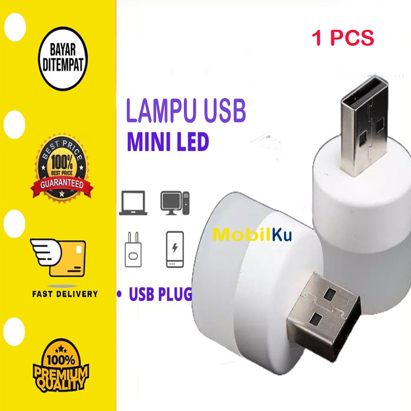 [BISA COD] Lampu LED USB Mini Night Light Lampu Baca Tidur Travel Portable Kecil