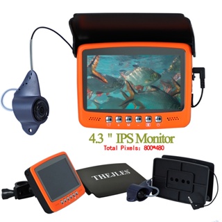 THEJLES Underwater Fishing Camera IPS 4.3 Inch 800 x 480 Resolution - Cable 15M