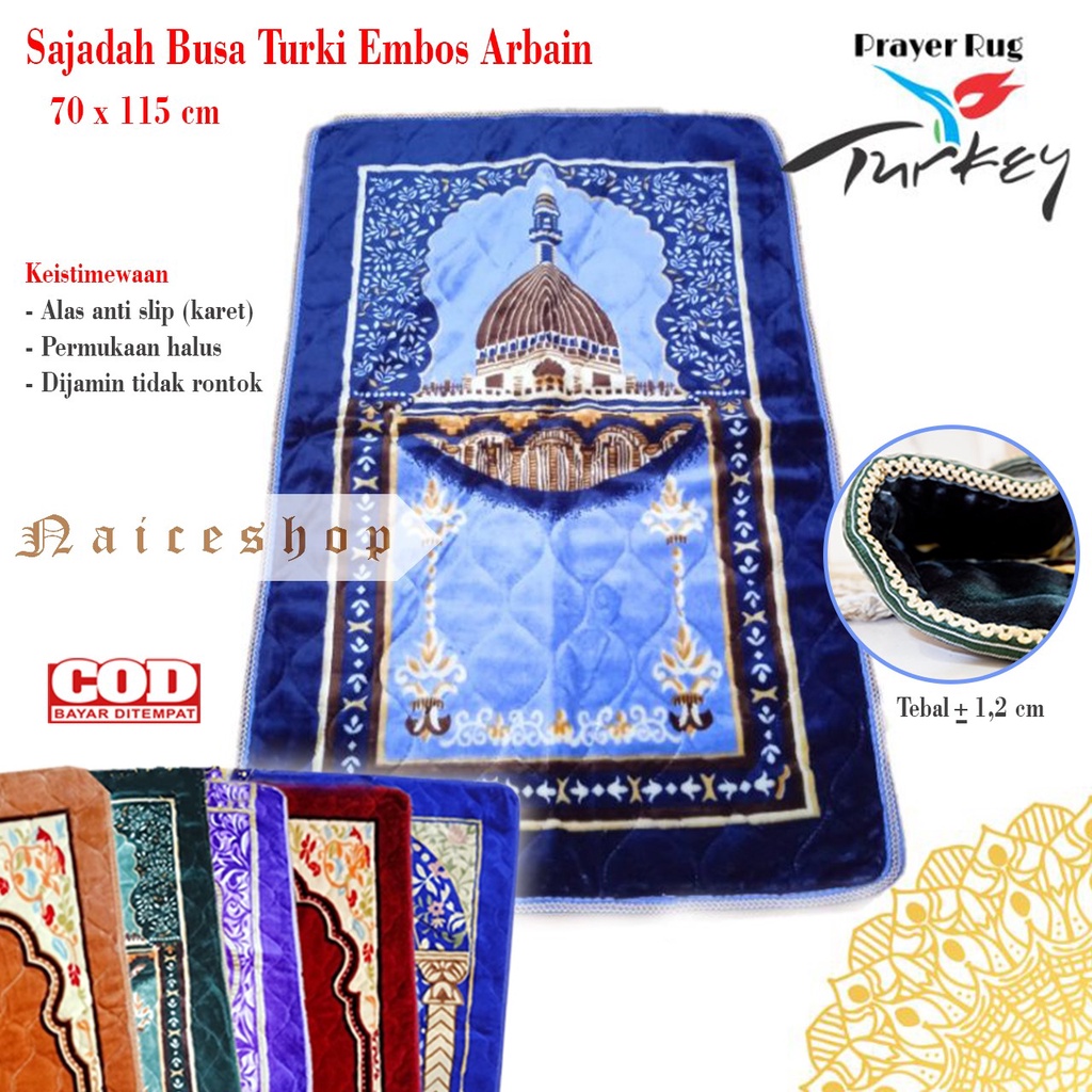 luxor jumbo sajadah busa turki embos super tebal