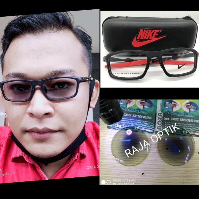 PROMO KACAMATA KACAMATA PRIA NIKE CARBON FREE LENSA PHOTOCROMIC BLUE RAY | KACAMATA SALE