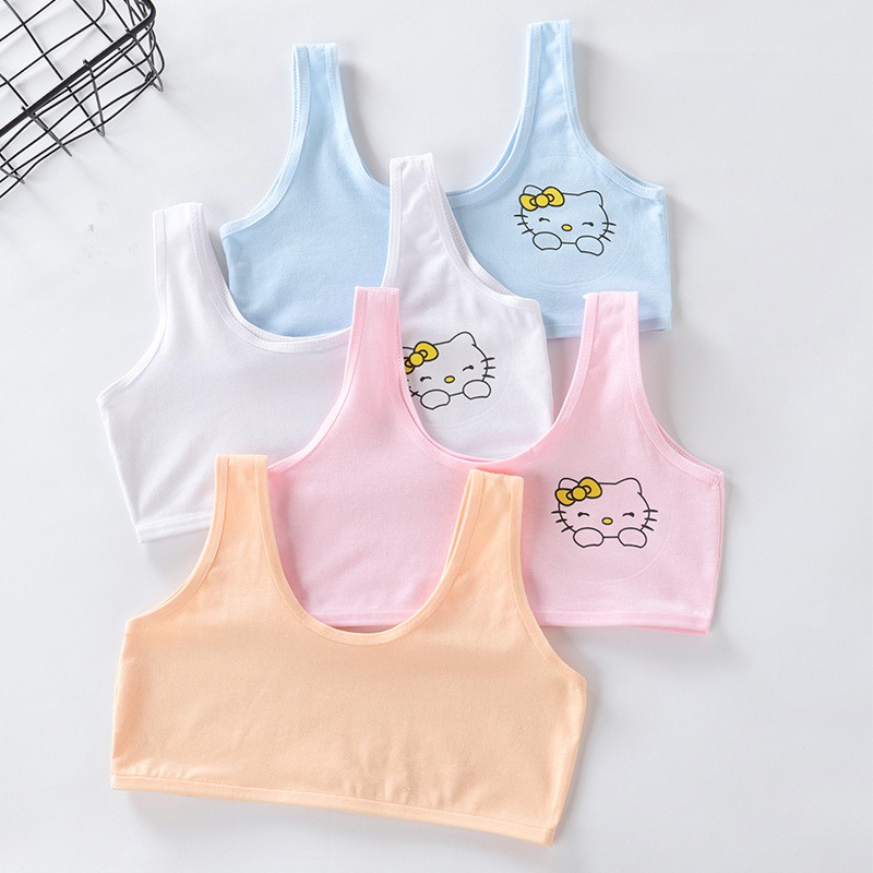 3SP | UWR73 Miniset Pakaian Dalam Anak Perempuan Bra Remaja Bahan Katun