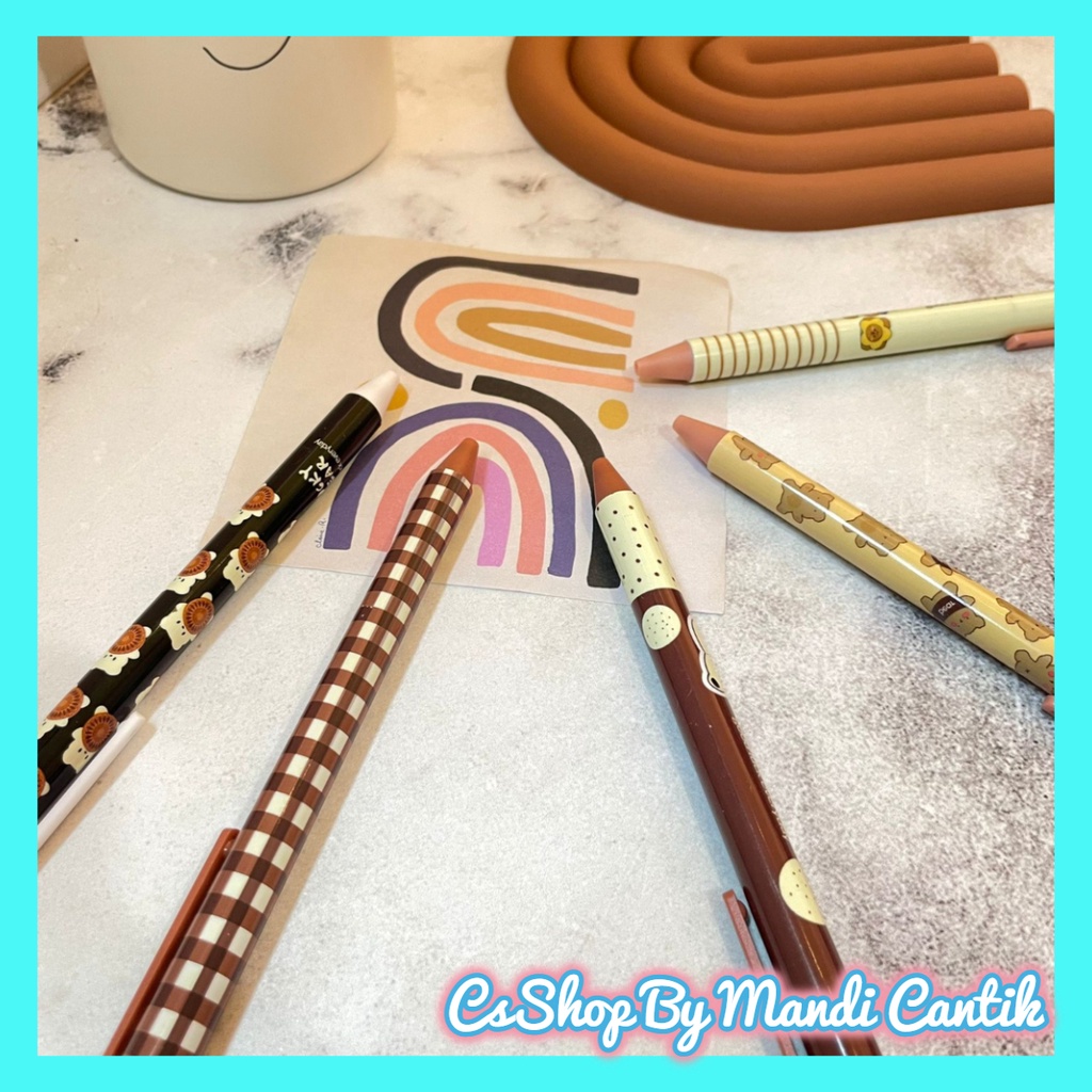 

Pulpen cetek mekanik karakter hewan lucu pen kekinian pen gel karakter imut lucu alat tulis kantor ready