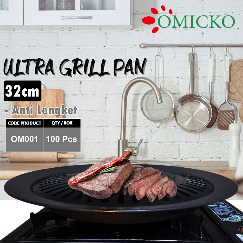 pemanggang grill pan anti lengket/bbq grill pan/ultra grill pan