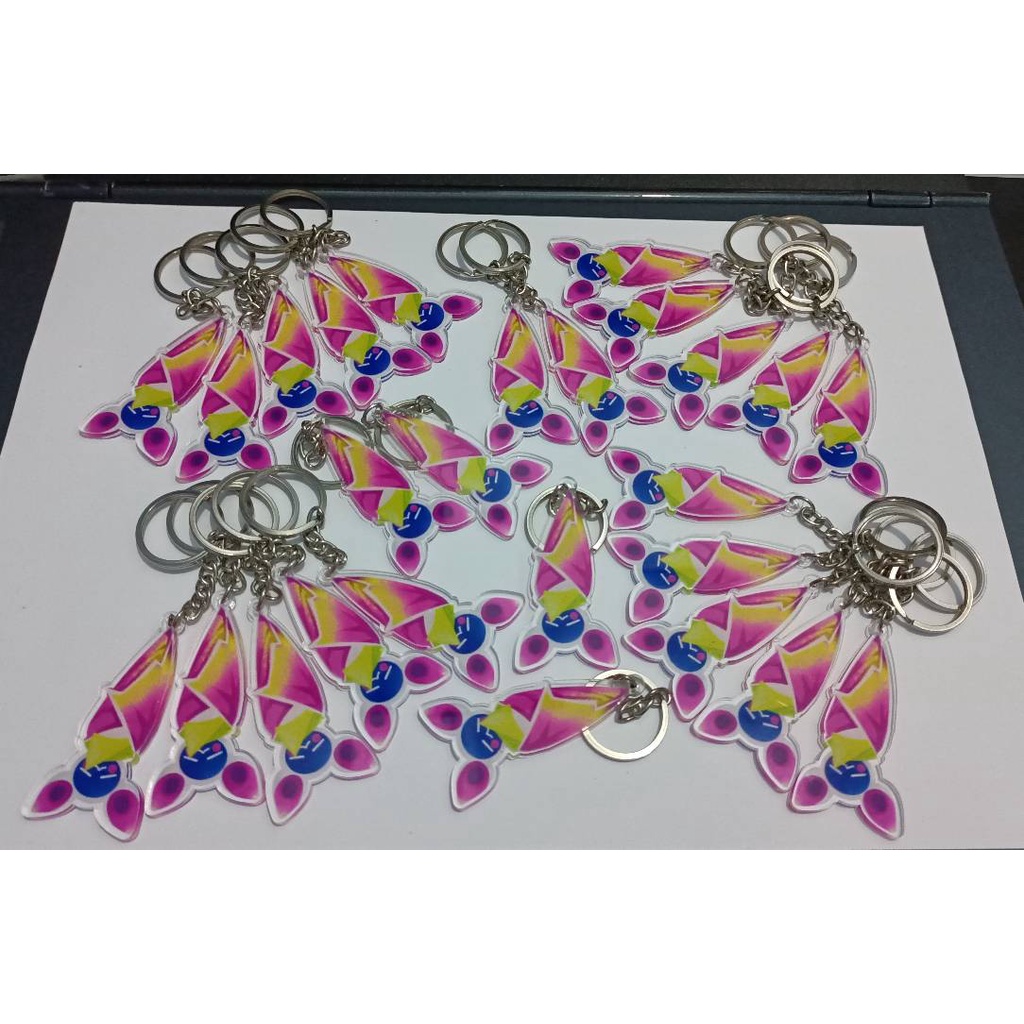 Keychain Akrilik Custom UV Print / Gantungan kunci