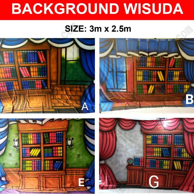 Background Wisuda, Backdrop Foto Wisuda