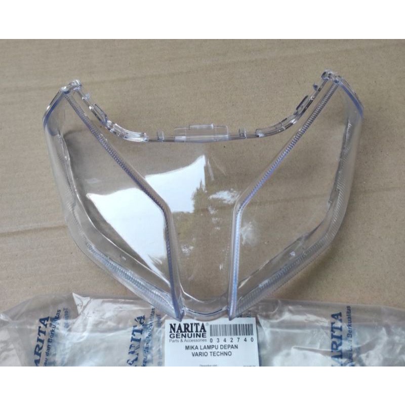MIKA LAMPU DEPAN VARIO TECHNO 110 KARBU KACA LAMPU DEPAN VARIO TECHNO 110 KARBU