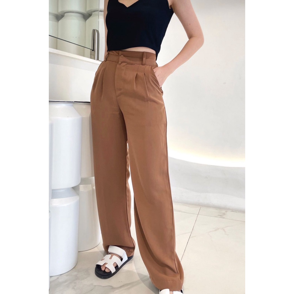 POTTIE - Tory Cullotes Pants - Long Culottes High Waist