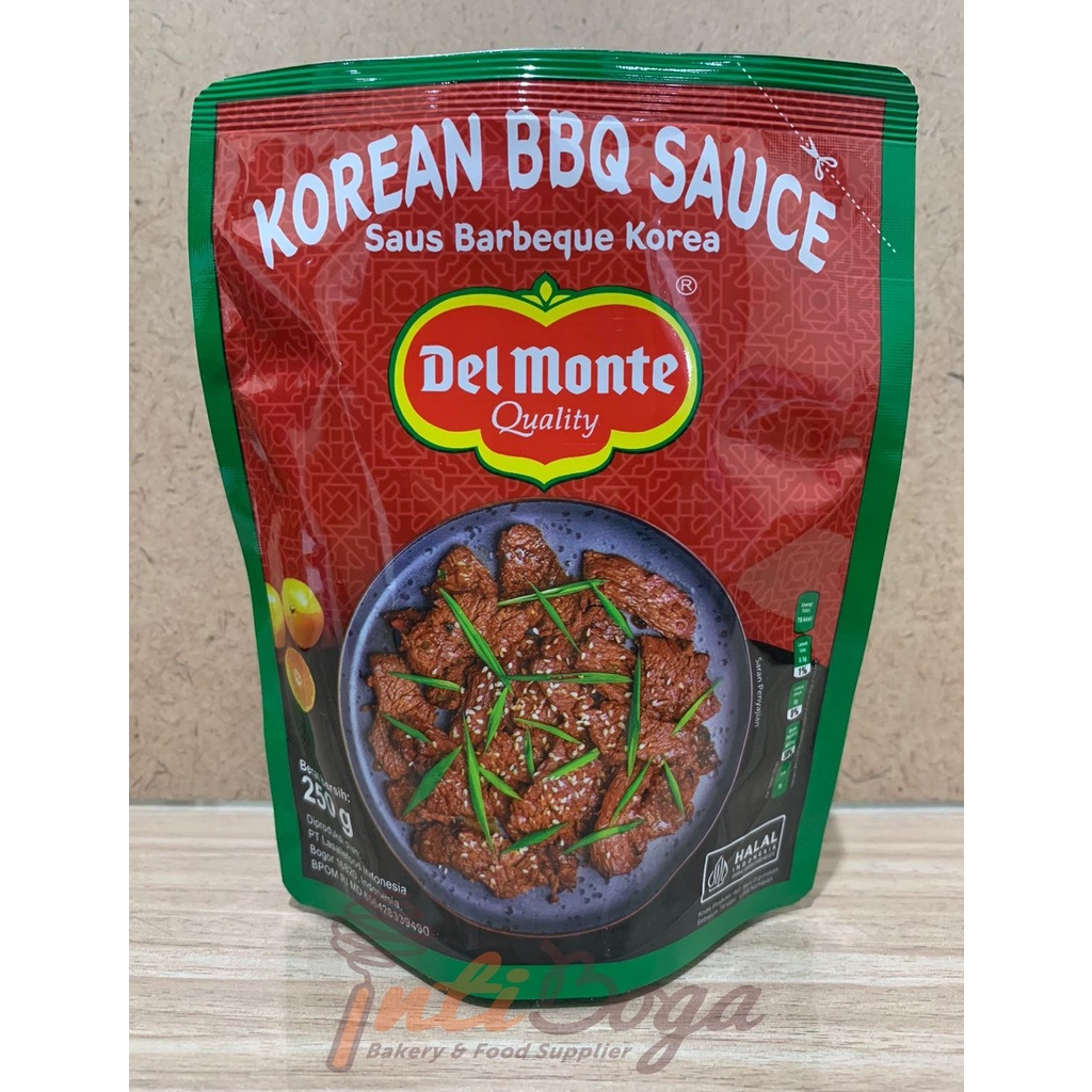 

DelMonte Korean BBQ Sauce 250gr - Del Monte Saus Barbeque Korea 250 gr