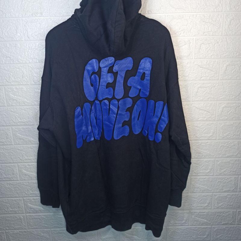 Uniqlo Hoodie Sweater Hitam - XXL