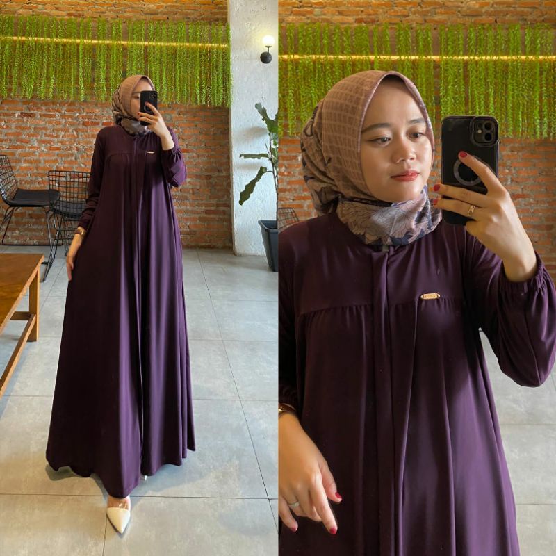 Gamis Jersey Premium Model AMORI DRESS Abaya RFILLY