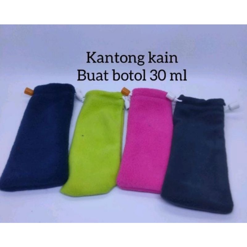 KANTONG KAIN BUAT BOTOL PARFUM 30 ML. HARGA PER LUSIN