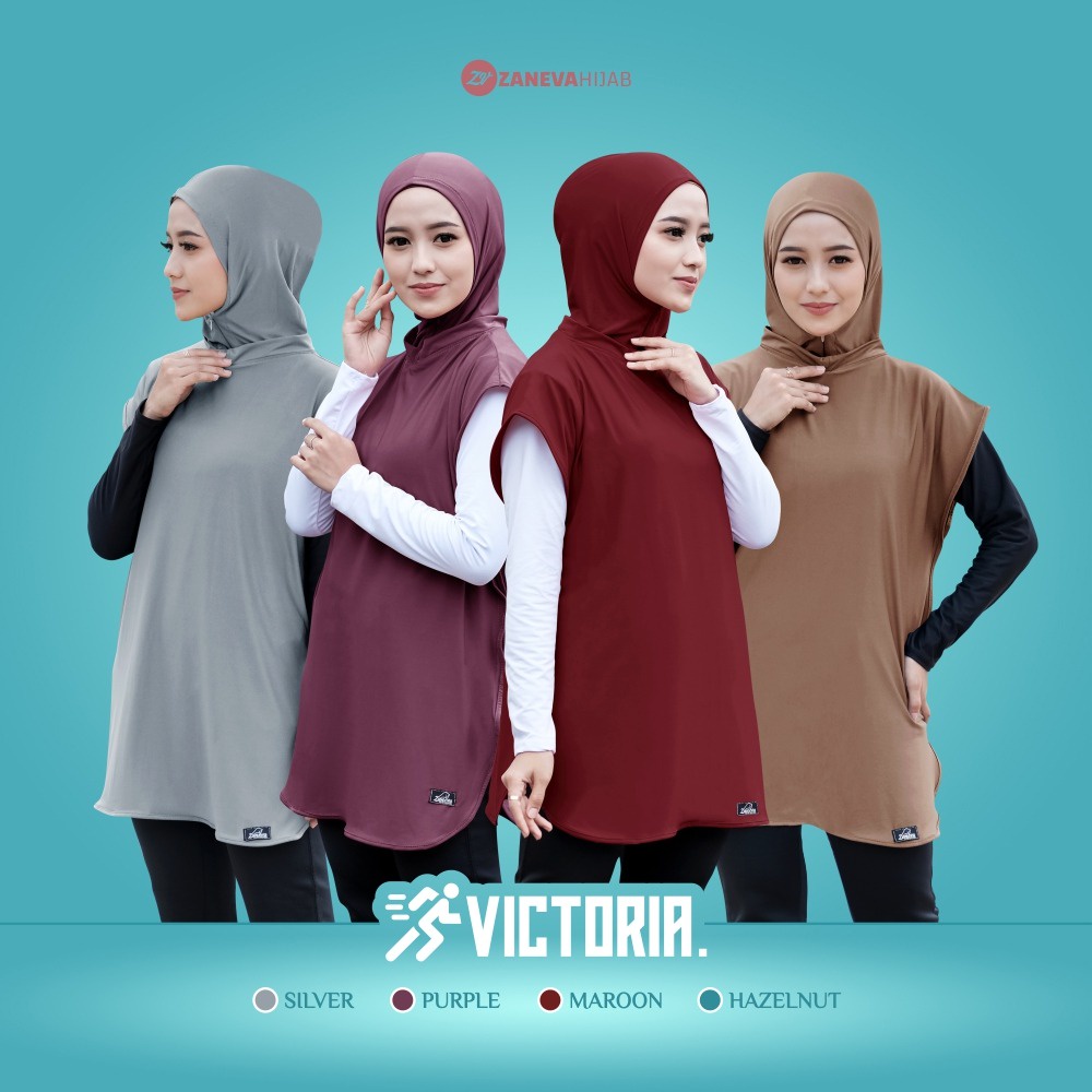 Vest Hijab l Hijab Olahraga l Trendy l Hijab santai l hijab rompi instan