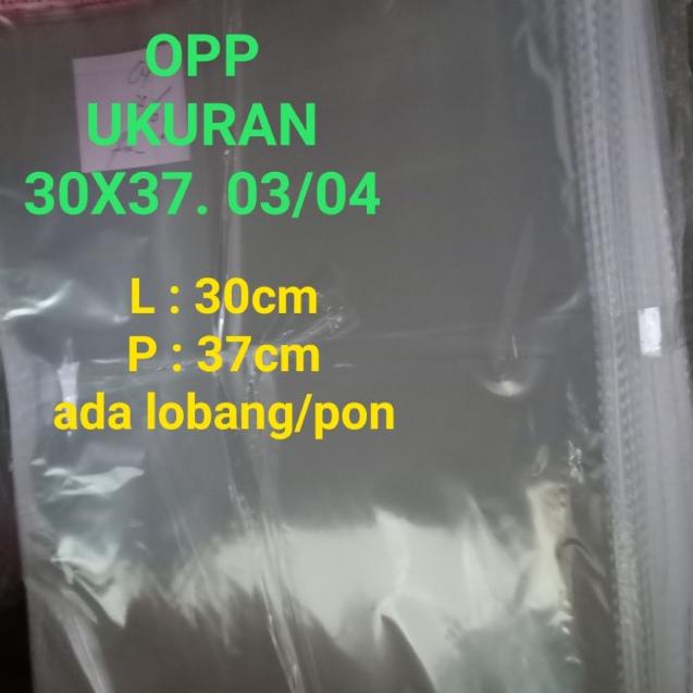 

PLASTIK OPP 30X37.03 & 04 ( PER 500 LEMBAR ) - 30x37.03