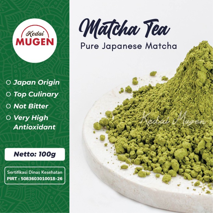 

TERMURAH Premium Japanese Matcha Top Culinary Grade 100g /TEH DIET/TEH PELANGSING/TEH HIJAU/TEH JATI