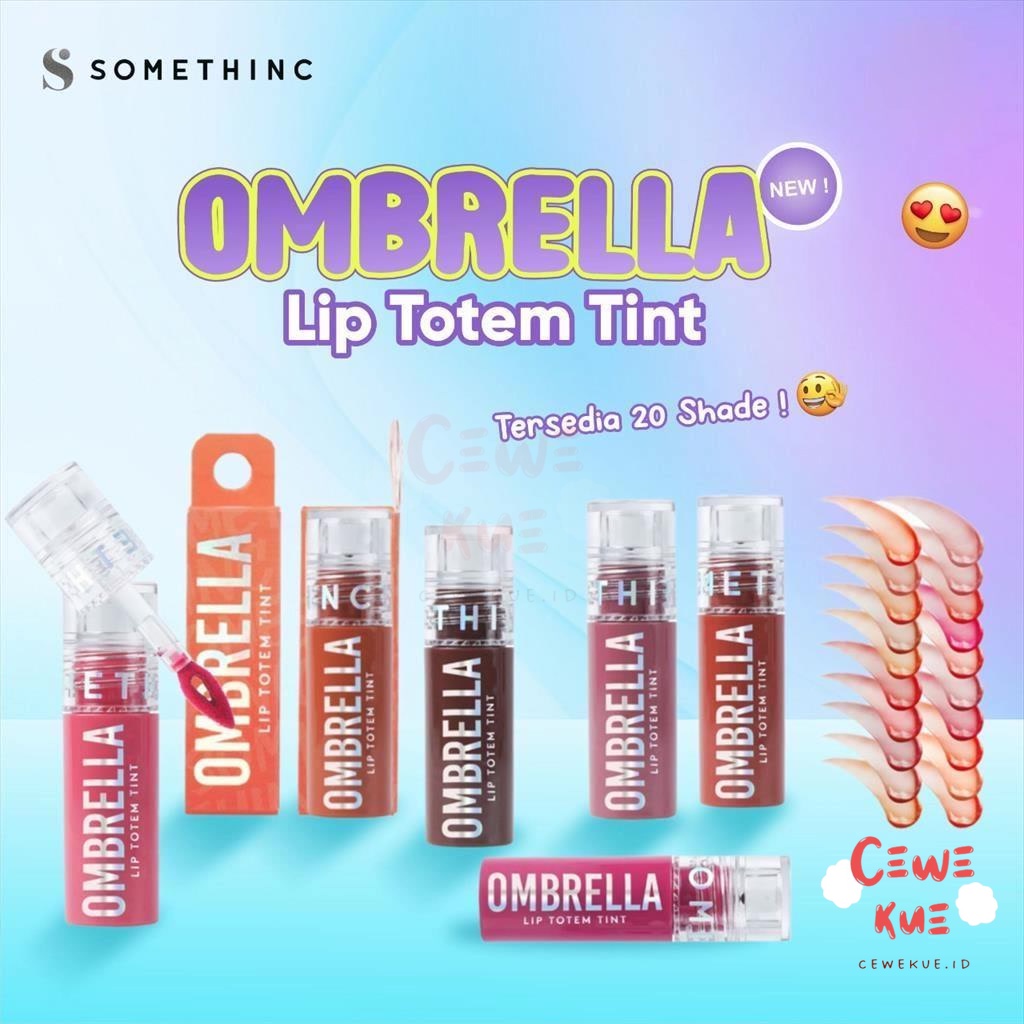 (CEWEKUE) Somethinc Ombrella Lip Totem Tint | Ombrella Lip Totem Tint - Lip Tint Somethinc - Lipstic