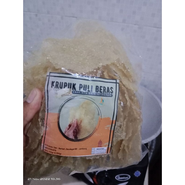 

Krupuk Puli Beras Siap Goreng 250gram