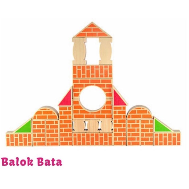 Mainan Edukasi Balok Bata