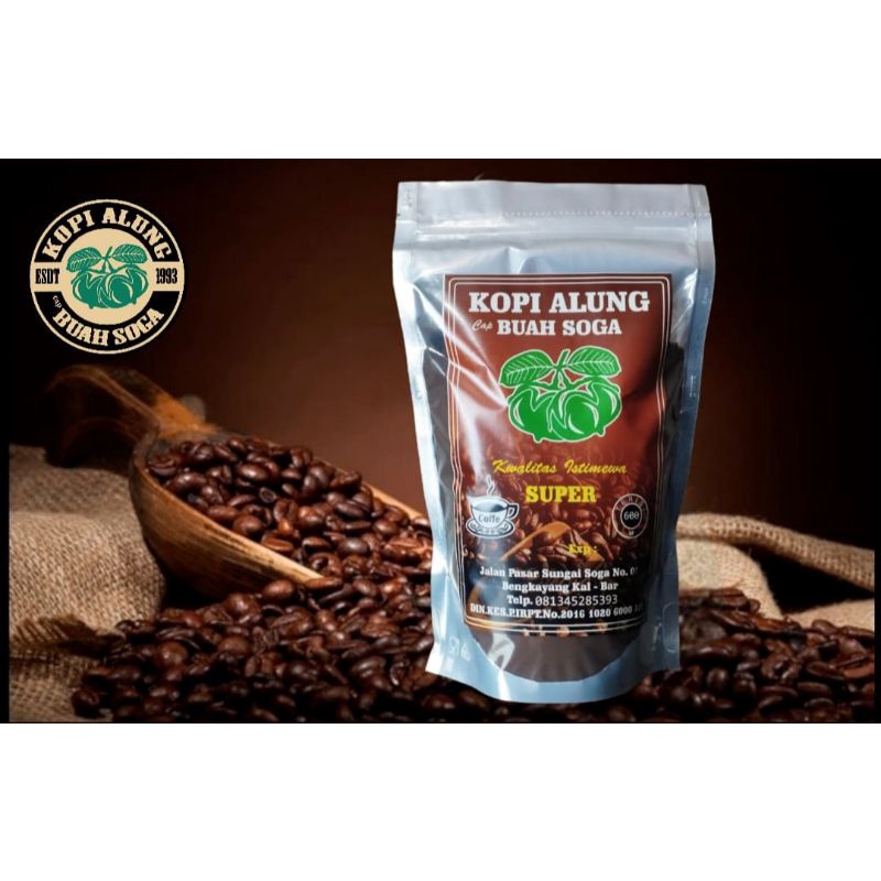 

Kopi Alung "capbuahsoga" kemasan 600gram