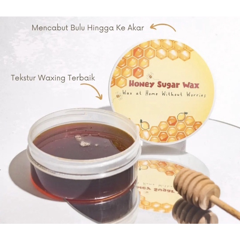 READY! MR EPPLE HONEY SUGAR WAX KIT 85ML WAXING KIT HONEY MR. APPLE EPPLE HONEY SUGAR WAXING