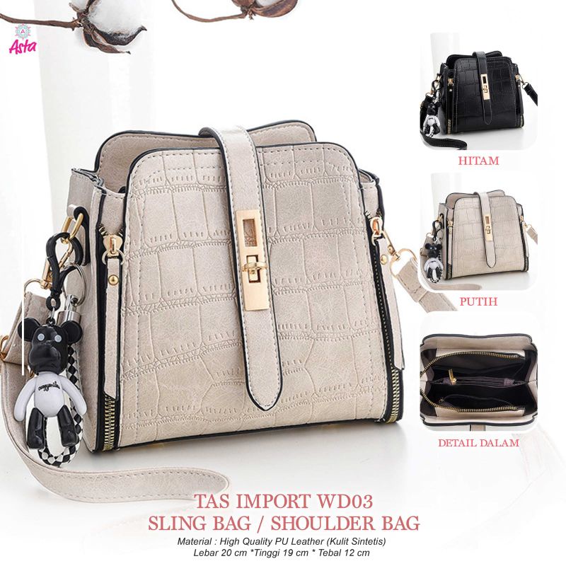 Tas Import Wanita Kode WD03 Ori Asta