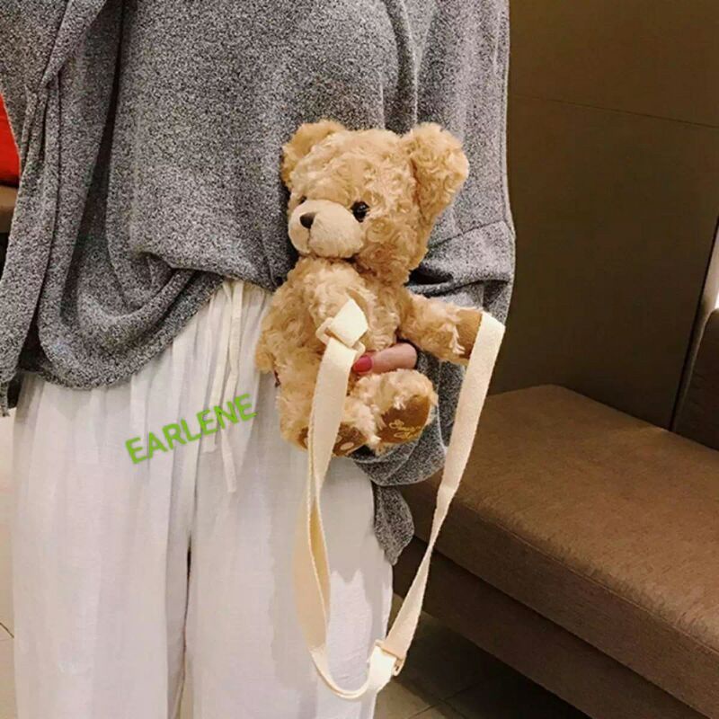 BON boneka tas beruang slempang