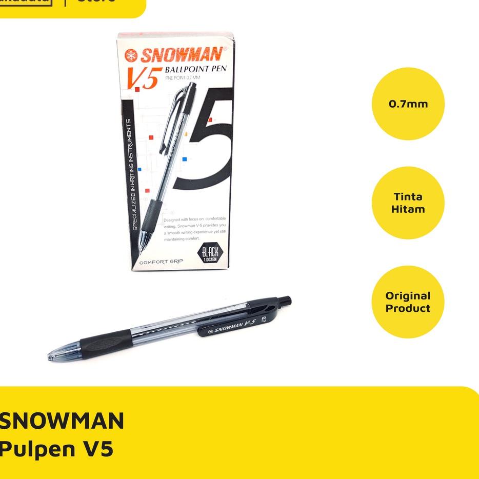

Super Harga PULPEN SNOWMAN V5 0.5mm (1PACK) MURAH