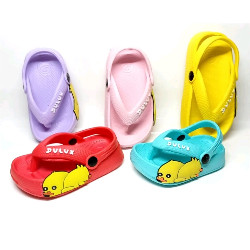 Sandal anak perempuan Model japit tali belakang NEW DUCK lucu DULUX 510E