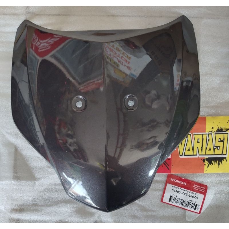 Original 64500 KYZ 900ZA Cover FR Top Panel depan Honda Spacy Abu abu metalik