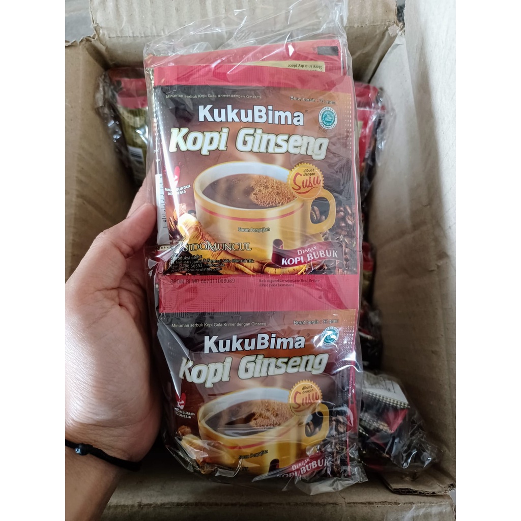 

Kopi Gingseng Kuku Bima isi 10 Sachet