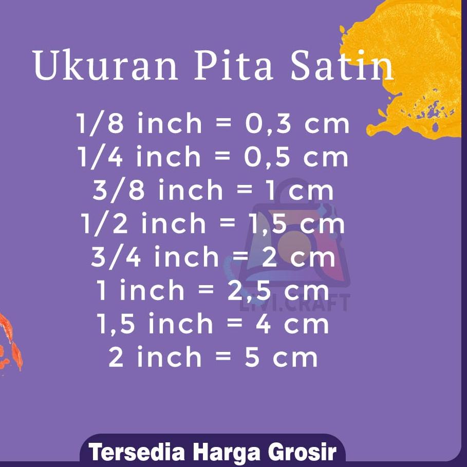 

キ Pita Satin 1 inch (2,5 cm) ン