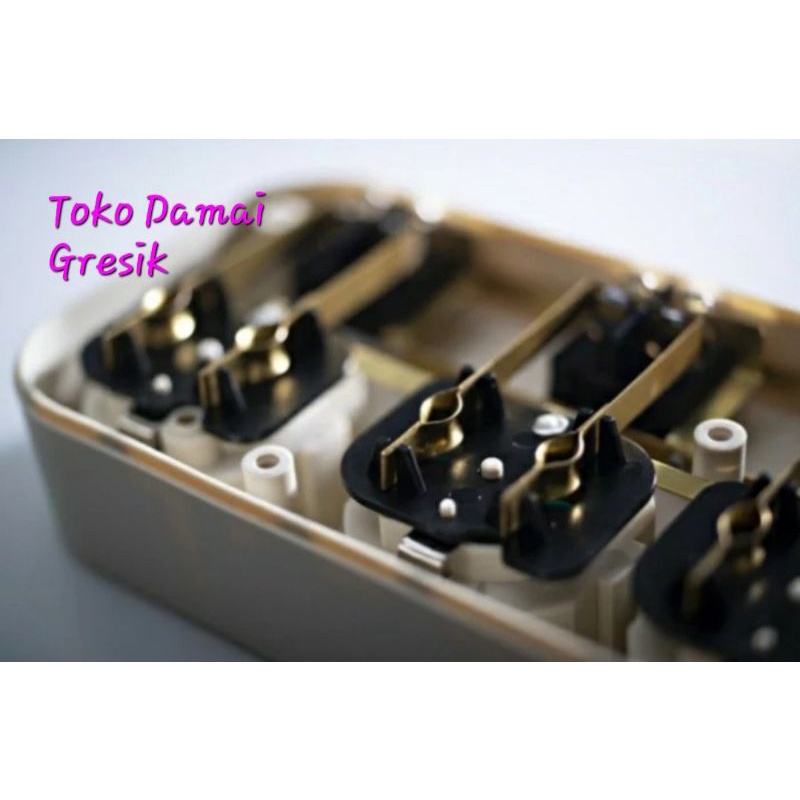 Uticon Stop kontak Kabel + switch sendiri2 (ST 1482 SW) stop kontak terminal Kuningan