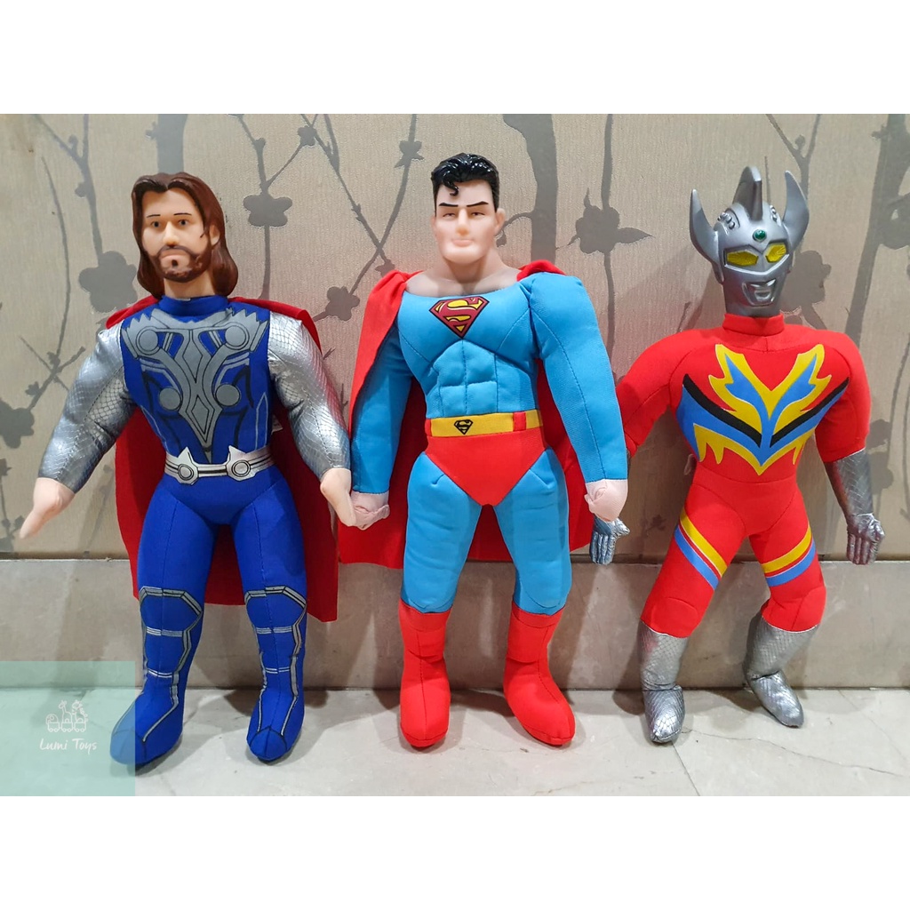 Mainan Anak Boneka Superhero Avengers Spiderman Batman Superman Besar